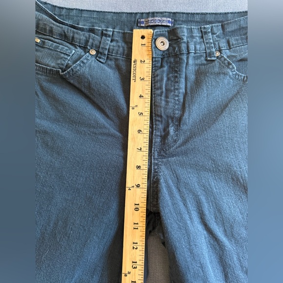 Bandolino Womens Jeans SZ 12 Blue Denim Samantha Style Midrise Straight Pocket - Picture 9 of 10